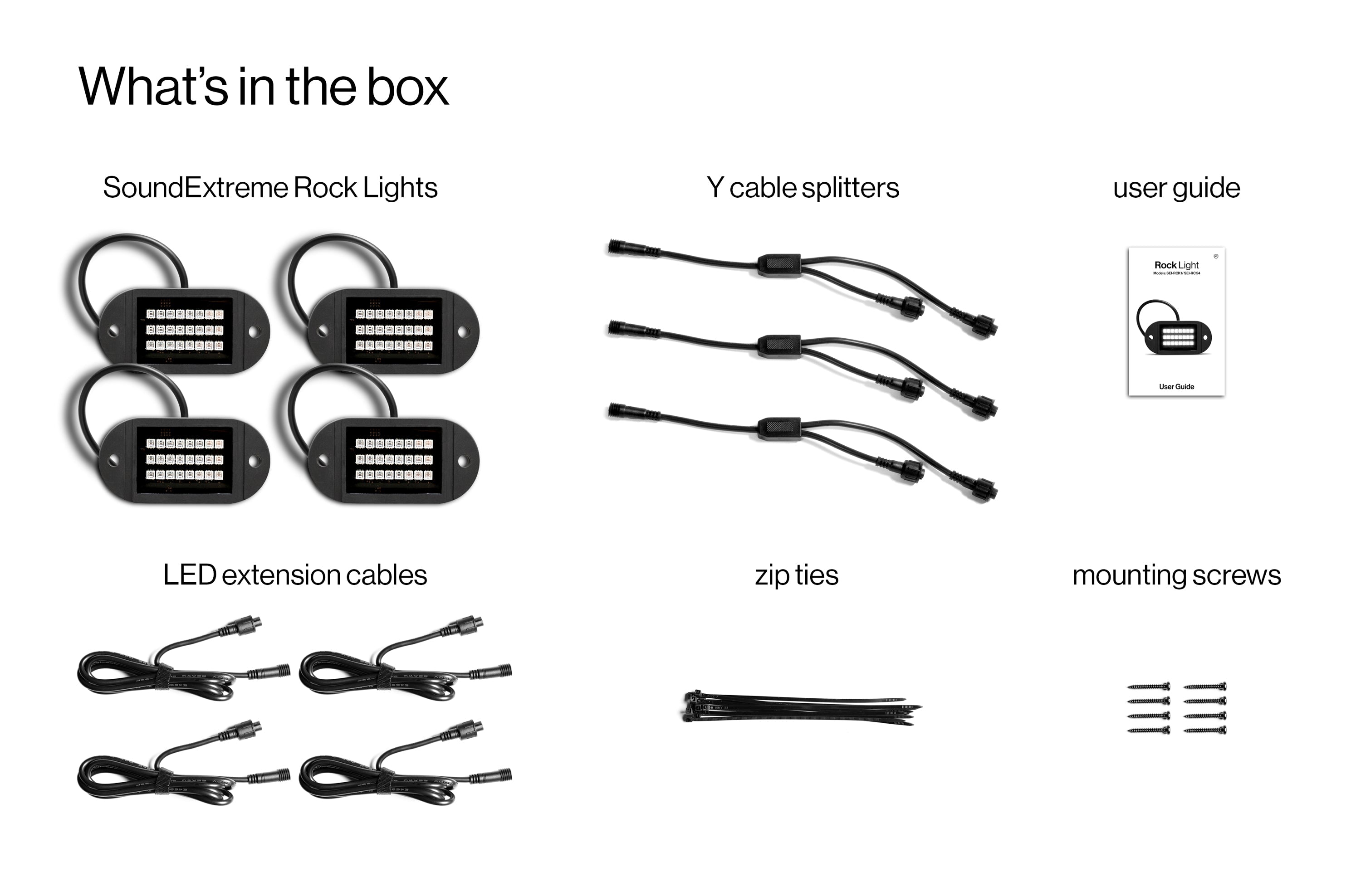 Photo of Extreme LED Rock Light 4 Pack by ECOXGEAR - Premium for UTVs / Side by Sides