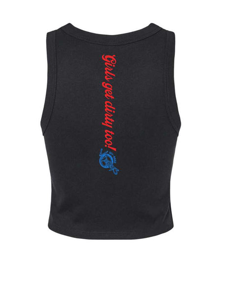 Photo of Rocky Mountain Cropped Micro Rib Tank by OFF-ROAD VIXENS CLOTHING CO. - Premium Ladies Tanks for UTVs / Side by Sides
