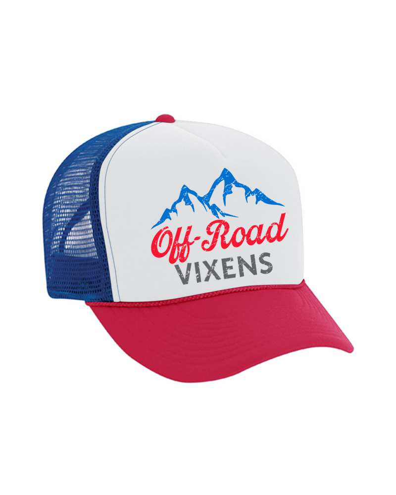 Photo of Rocky Mountain Foam Trucker Hat by OFF-ROAD VIXENS CLOTHING CO. - Premium Apparel & Accessories for UTVs / Side by Sides