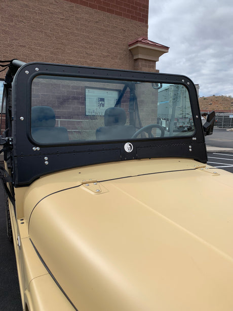Photo of MAHINDRA ROXOR FRONT WINDSHIELD 2018+ by Dirt Warrior Accessories - Premium Windshields for UTVs / Side by Sides