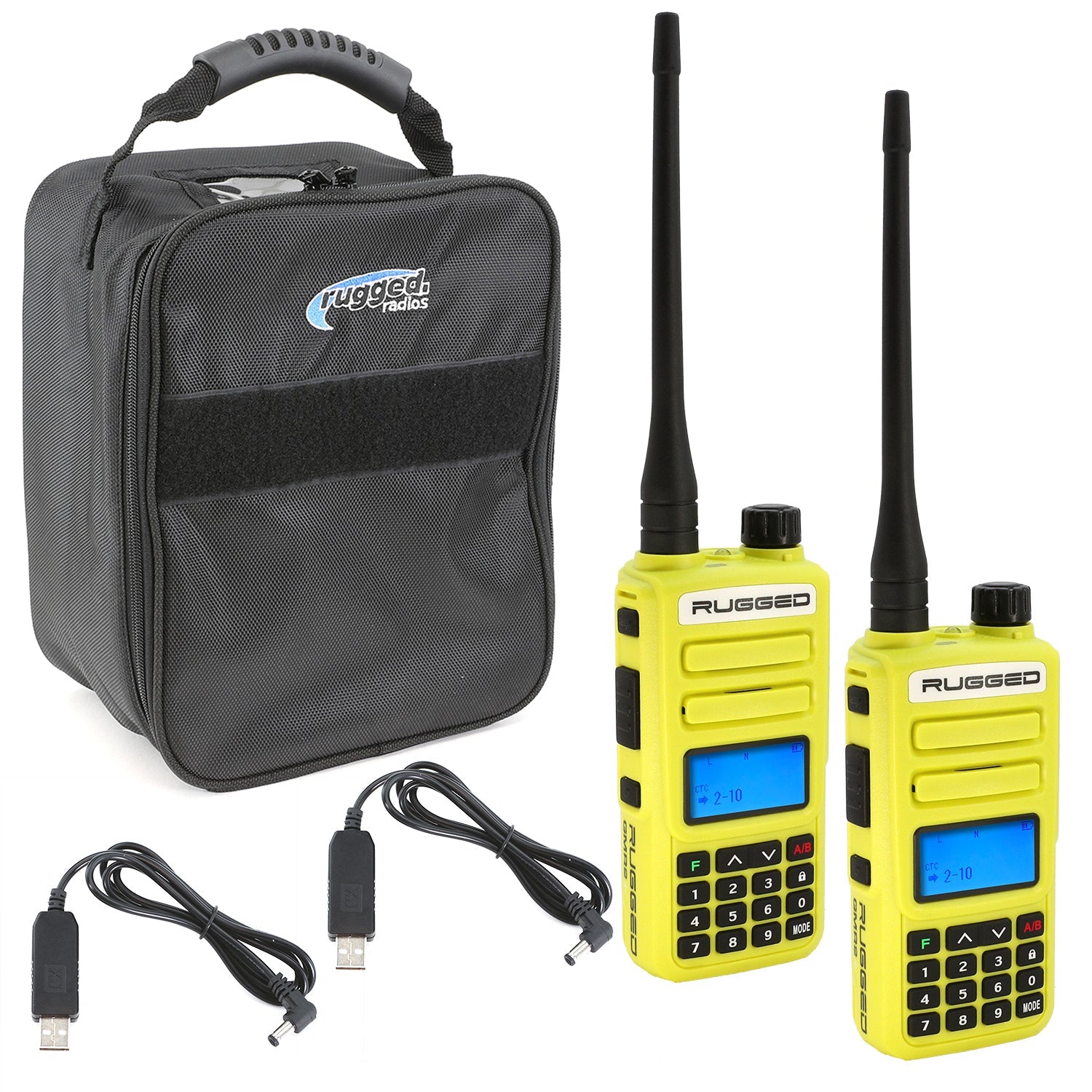 Photo of GO BAG - High Visibility GMR2 PLUS Emergency Radio Bundle by Rugged Radios - Premium for UTVs / Side by Sides