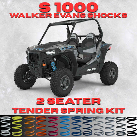 Polaris RZR S 1000 Tender Spring Kit - 2-3" Lift + 80% Better Ride (2020/2021)
