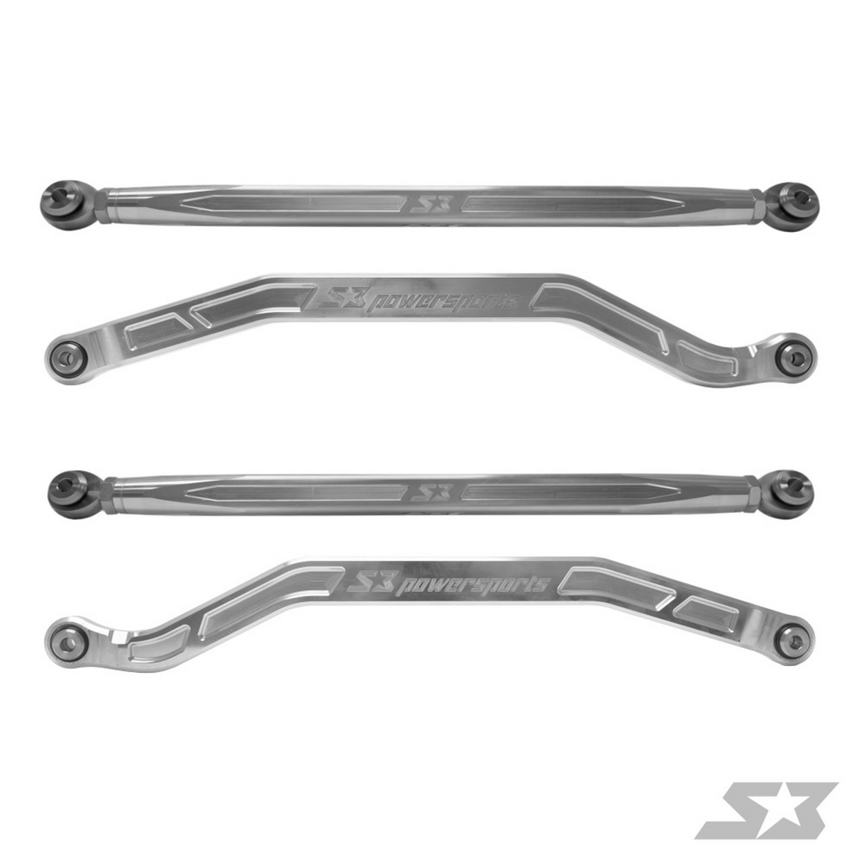 S3 Power Sports Polaris RZR Pro R / Turbo R Billet Aluminum Radius Rods