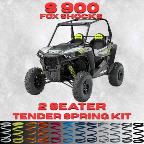 Polaris RZR S 900 2 Seater Tender Spring Kit - 80% Better Ride + 2-3 Inch Lift (2024)