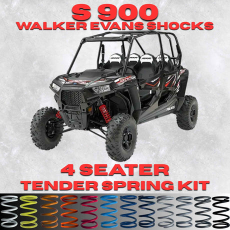 Polaris RZR S 900 4 Seater Tender Spring Kit - +80% Ride Quality +2-3 Inch Lift