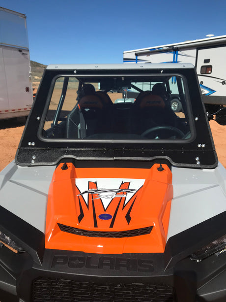 Photo of POLARIS RZR 1000 2014-18 FRONT WINDSHIELD TO FIT SDR CAGE by Dirt Warrior Accessories - Premium DWA for UTVs / Side by Sides