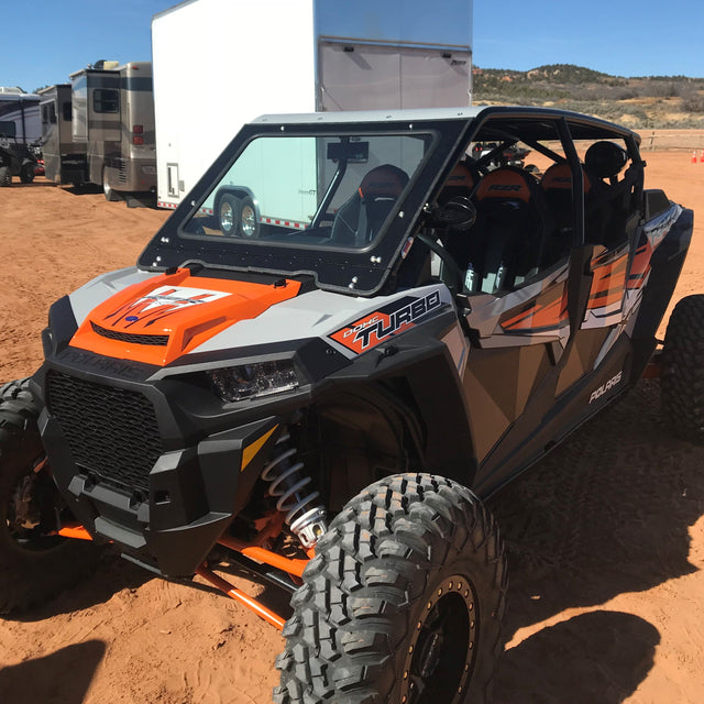 Photo of POLARIS RZR 1000 2014-18 FRONT WINDSHIELD TO FIT SDR CAGE by Dirt Warrior Accessories - Premium DWA for UTVs / Side by Sides