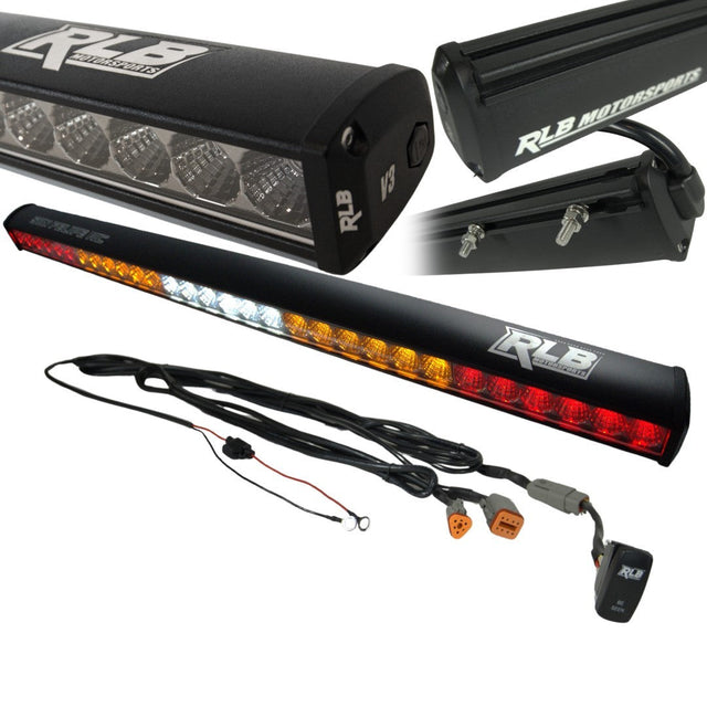 Photo of Chase Light- San Felipe V3 (Amber/White) by RLB Motorsports - Premium CHASE LIGHT UNIVERSAL for UTVs / Side by Sides