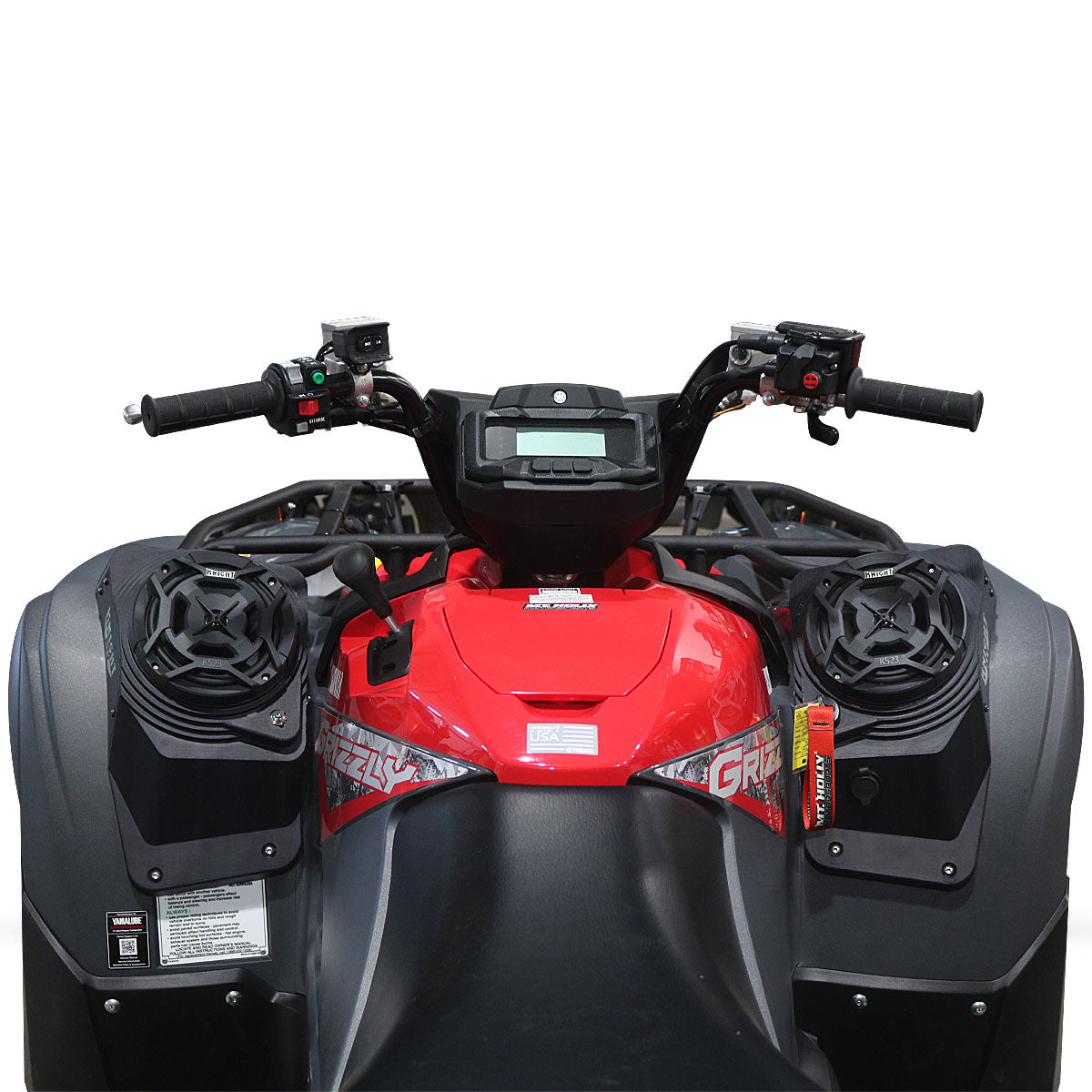 Photo of Yamaha Grizzly 700 (16–25) Bluetooth LED ATV Sound System by Knight ATV - Premium Power Sports for UTVs / Side by Sides