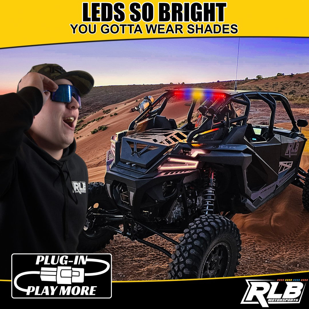 Photo of Honda Talon LED Chase Light - Dual Color (BLUE/WHITE) by RLB Motorsports - Premium CHASE LIGHT BY UTV for UTVs / Side by Sides