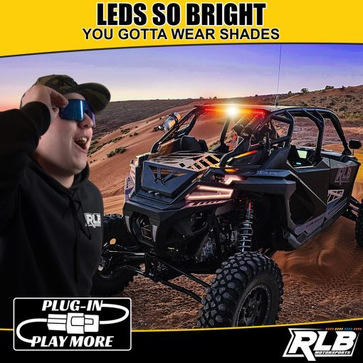 Photo of Polaris RZR PRO R Chase Light - San Felipe (Amber/White) by RLB Motorsports - Premium CHASE LIGHT BY UTV for UTVs / Side by Sides