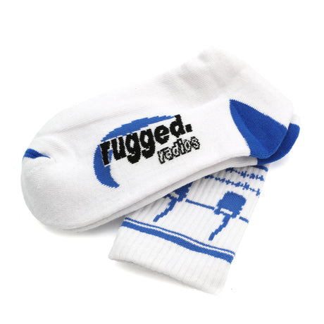 Photo of Rugged Radios 'Fast Friends' Crew Socks by Rugged Radios - Premium for UTVs / Side by Sides