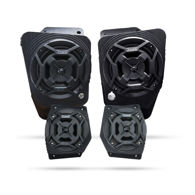 Photo of Yamaha Grizzly 700 (16–25) Bluetooth LED ATV Surround Sound System by Knight ATV - Premium Power Sports for UTVs / Side by Sides