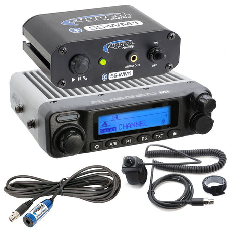 Photo of SS-WM1 Single Seat Kit with Digital Radio by Rugged Radios - Premium for UTVs / Side by Sides