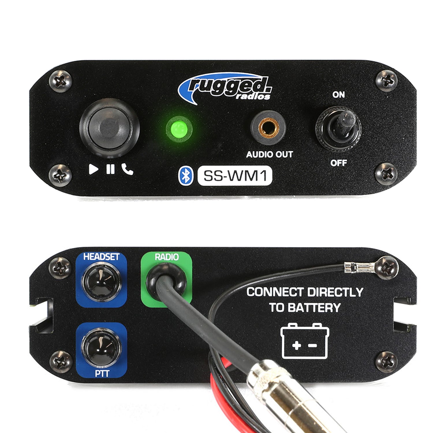 Photo of SS-WM1 Single Seat Kit with Digital Radio by Rugged Radios - Premium for UTVs / Side by Sides