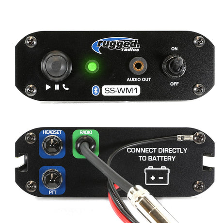 Photo of SS-WM1 Single Seat Kit with Digital Radio by Rugged Radios - Premium for UTVs / Side by Sides
