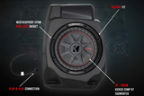 SSV Works '20-'24 Polaris RZR Pro Under-Dash 10" Subwoofer-Enclosure (Unloaded)