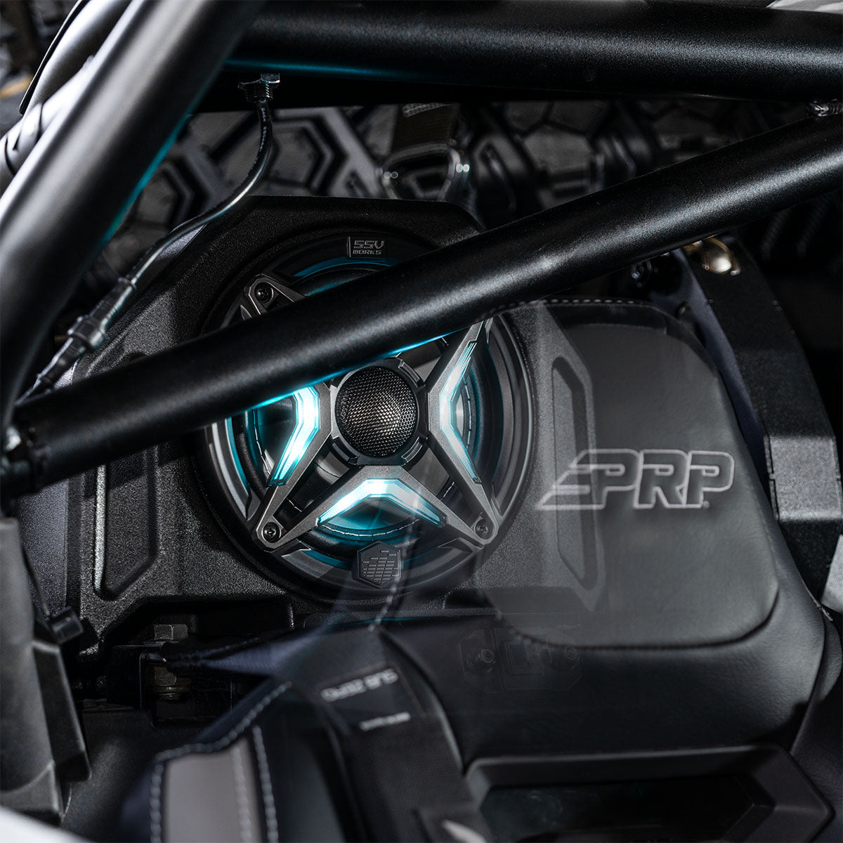 Photo of SSV Works - 2020-2026 PolarisÂ® RZR Pro R / Turbo R / Pro S / Pro XP 6.5" Rear-Hump Speaker-Pods by SSV Works - Premium for UTVs / Side by Sides