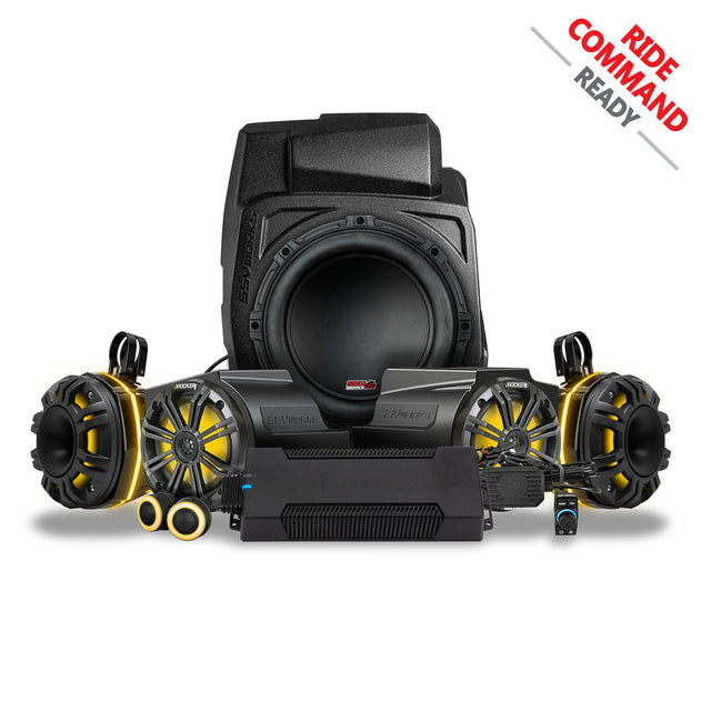 Photo of SSV Works - 2020-2024 PolarisÂ® RZR PRO Series Phase-6 K-Spec 5-Speaker 1400watt System for Ride Command by SSV Works - Premium for UTVs / Side by Sides