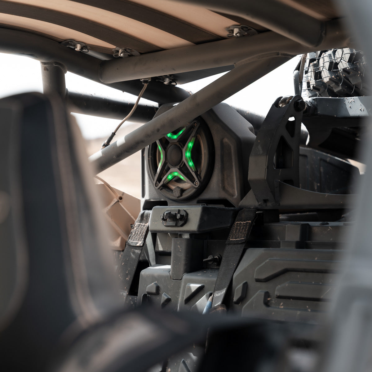 Photo of SSV Works - 2020-2026 PolarisÂ® RZR Pro R / Turbo R / Pro S / Pro XP 6.5" Rear-Hump Speaker-Pods by SSV Works - Premium for UTVs / Side by Sides