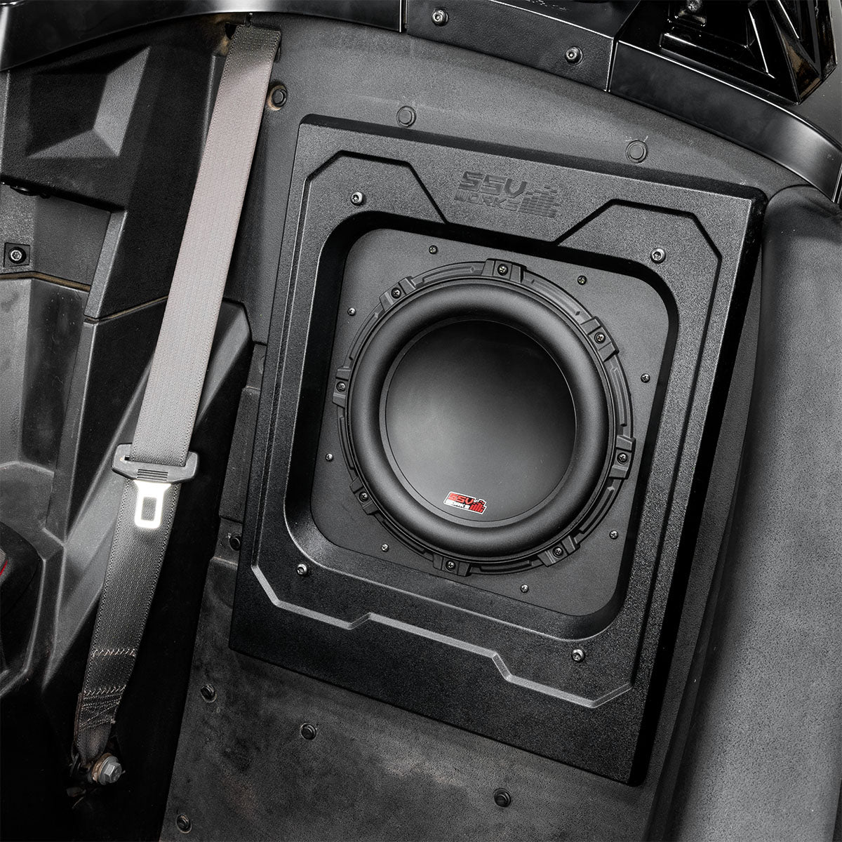 Photo of SSV Works - 2018-2025 PolarisÂ® Slingshot Phase-3 A-Spec 1400watt 3-Speaker Audio-System for Ride Command by SSV Works - Premium for UTVs / Side by Sides