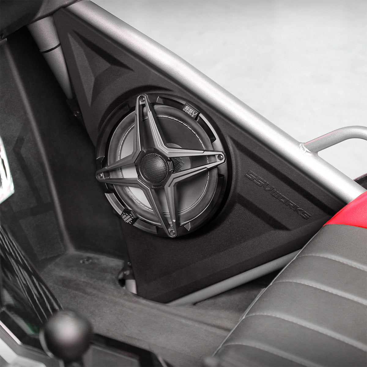 Photo of SSV Works - 2015-2025 PolarisÂ® Slingshot Front Speaker Pods for 8" or 6.5" Speakers by SSV Works - Premium for UTVs / Side by Sides