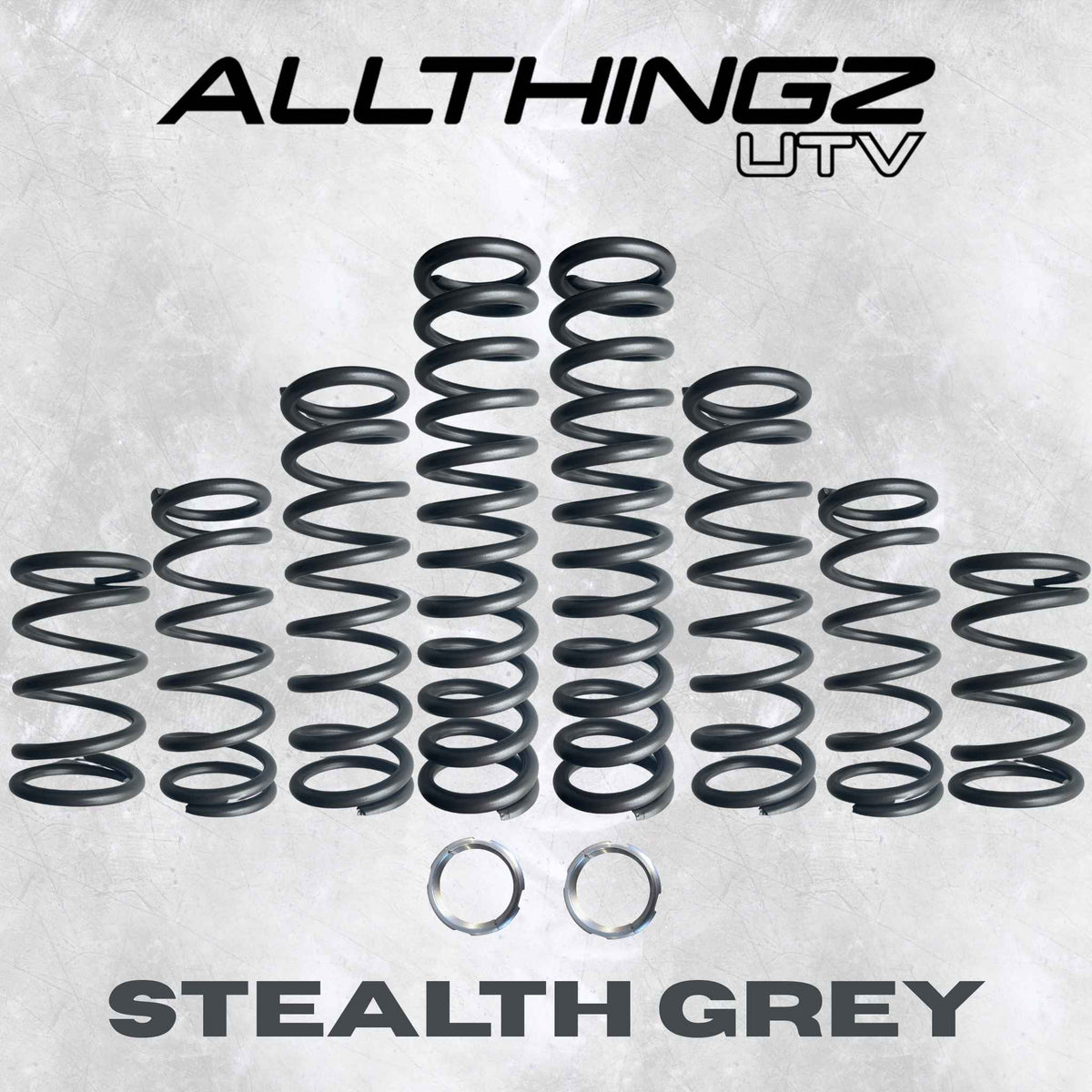 AllThingz UTV Polaris RZR XP 1000 4 Seater Dual Rate Spring Kit - 2-3" Lift + 80% Better Ride