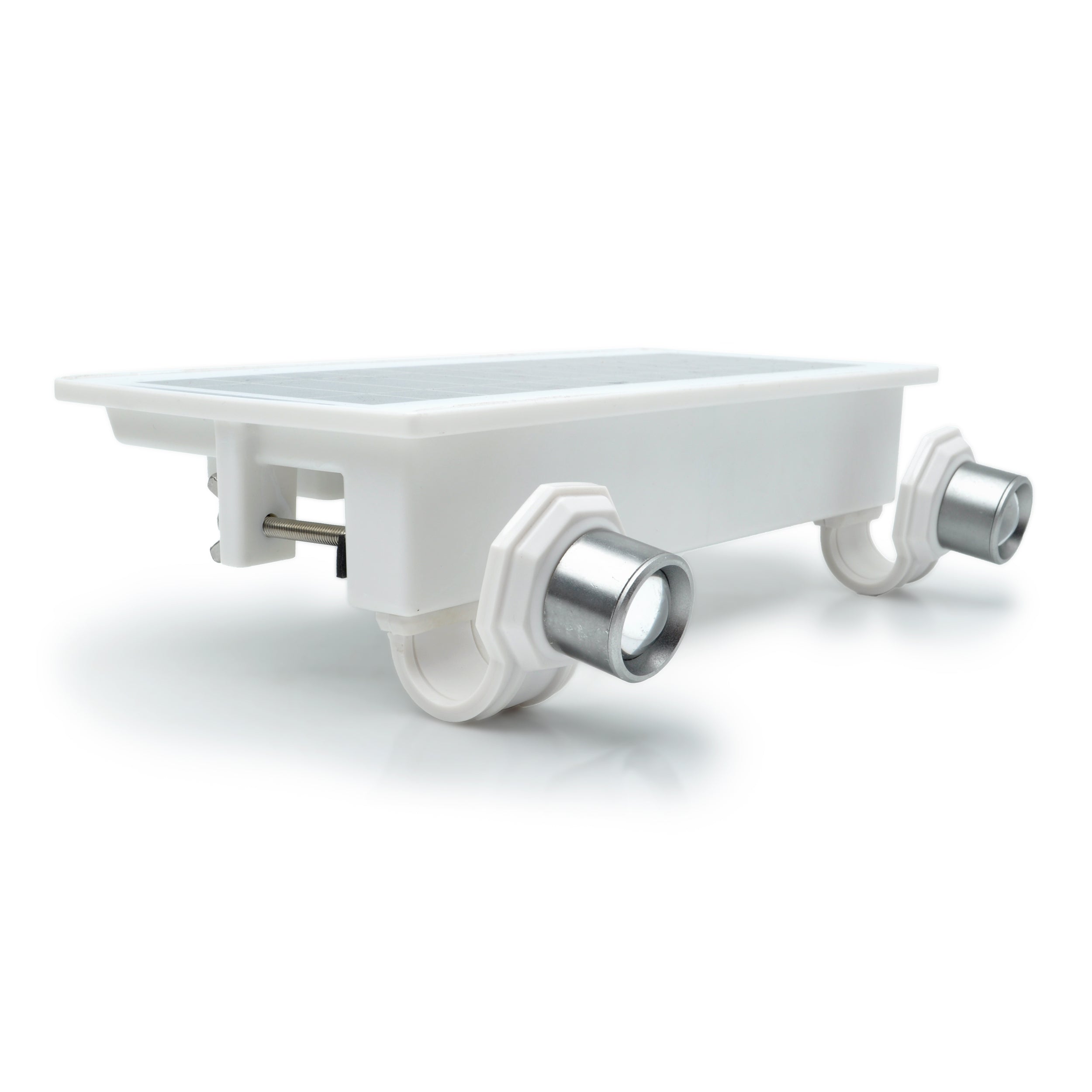 Photo of EZ Solar Home Security FLEXIT Spotlight - Gutter Mounted by STKR Concepts - Premium Light Bars for UTVs / Side by Sides