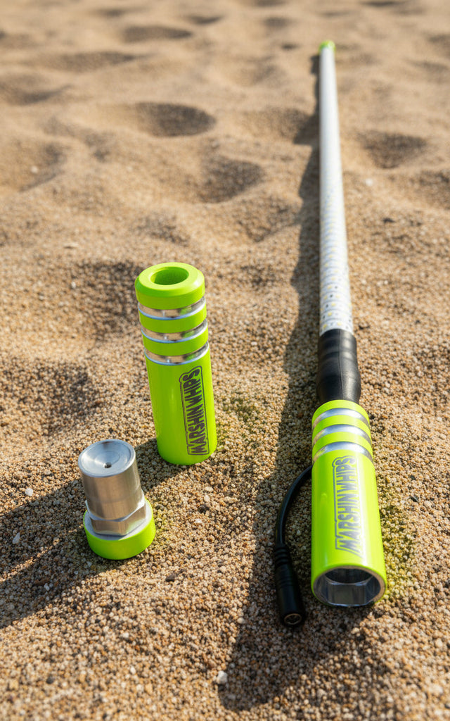 Photo of Game Changer LED Whip - Savage Sage Green Single by Marshin Whips - Premium for UTVs / Side by Sides