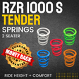 Photo of Polaris RZR 1000S 2-Seat Tender Spring Kit - 2-3" Lift + 80% Better Ride (2015+) by All Thingz UTV - Premium Tender Springs for UTVs / Side by Sides