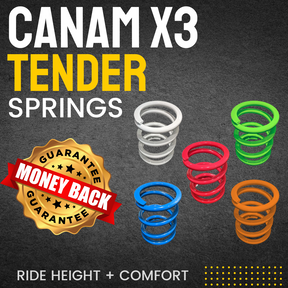 Photo of Can Am Maverick X3 "XDS" Tender Spring Kit by All Thingz UTV - Premium Tender Springs for UTVs / Side by Sides