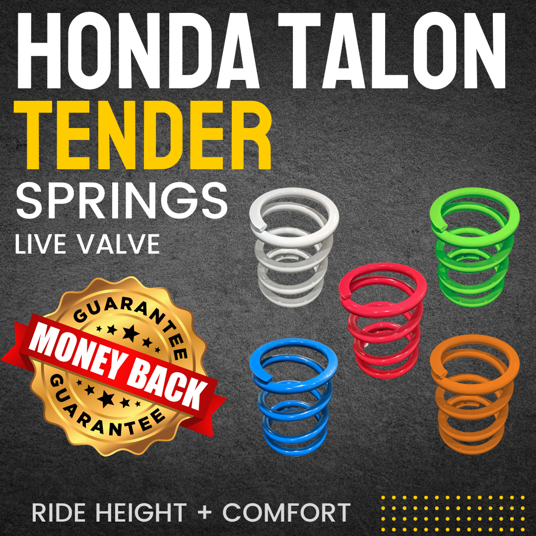 Photo of Honda Talon 4-Seat (Live Valve) Tender Spring Kit (2020+) by All Thingz UTV - Premium Tender Springs for UTVs / Side by Sides