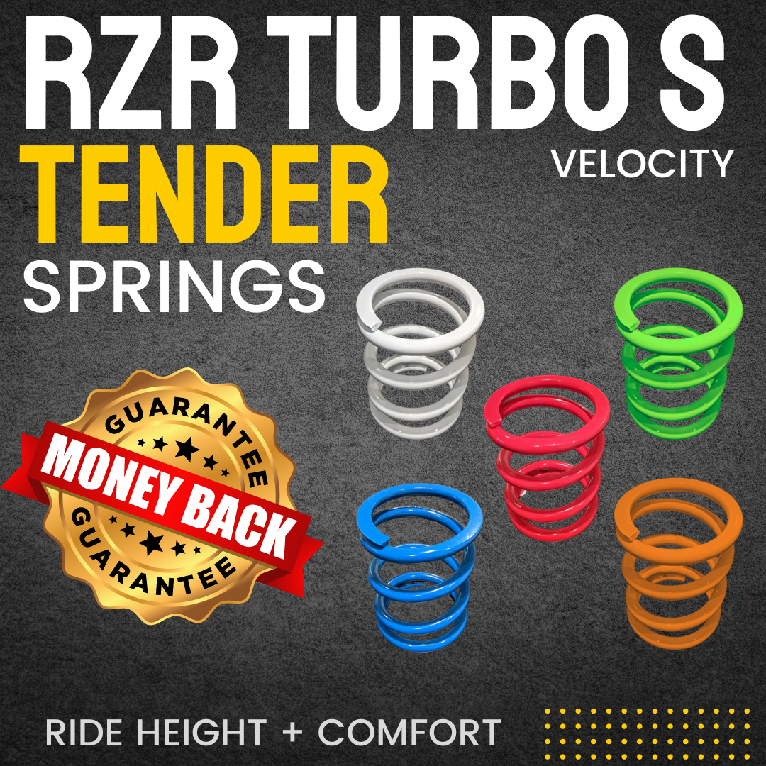 Polaris RZR Turbo S Velocity (2 & 4 Seater) Tender Spring Swap Kit (2019+)