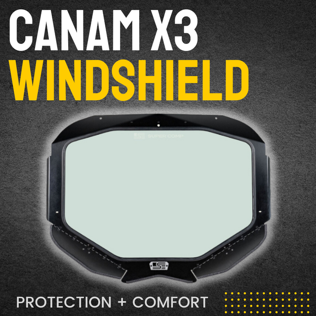 Can-Am Maverick X3 Vented Front Windshield