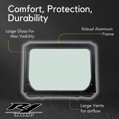 Polaris RZR Pro XP Vented Front Windshield