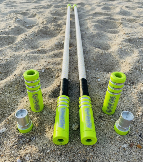 Photo of Game Changer LED Whip Set - Savage Sage Green by Marshin Whips - Premium Whip for UTVs / Side by Sides