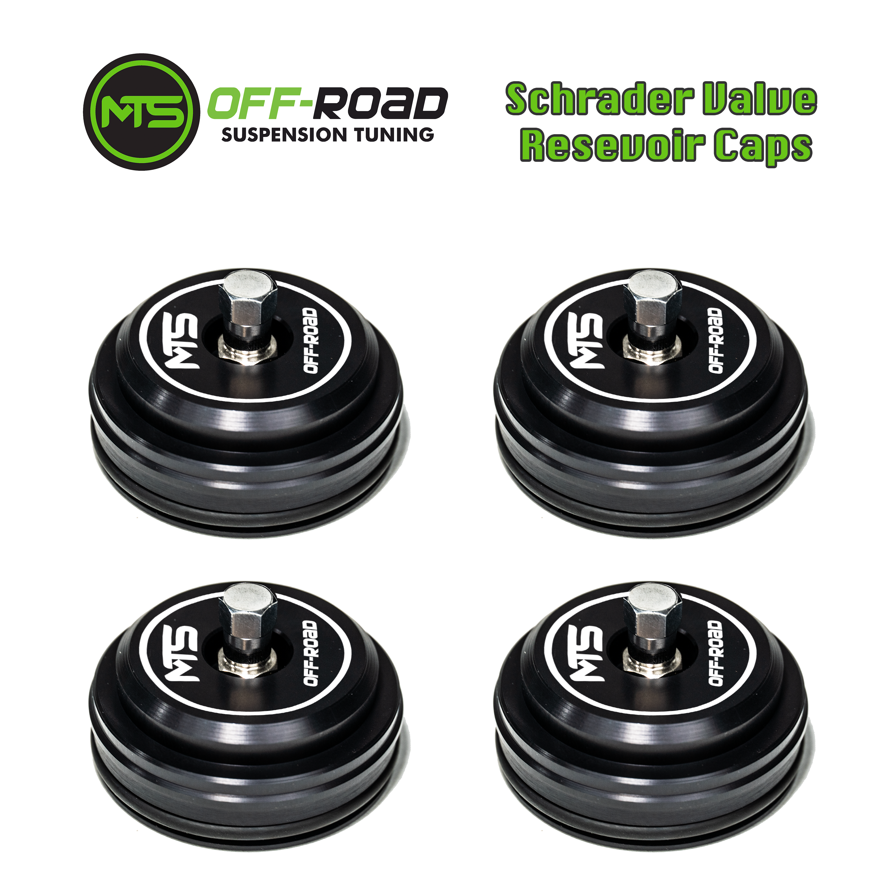 Photo of MTS Off-Road Schrader Valve Reservoir Caps (FOR FOX SHOCKS) by MTS Off-Road - Premium Shocks, Springs, & Accessories for UTVs / Side by Sides