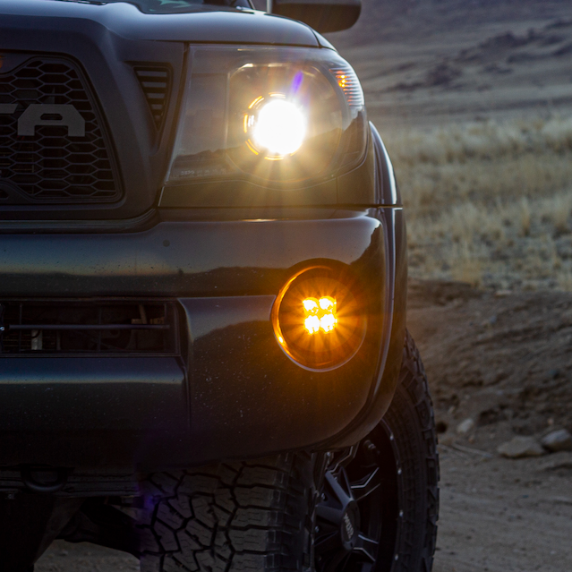 Photo of Toyota Tacoma (2005-2011) & Tundra (2005-2013) Fog Light Kit - Amber Lens by Heretic Studio Dealer Portal - Premium Light Bar for UTVs / Side by Sides