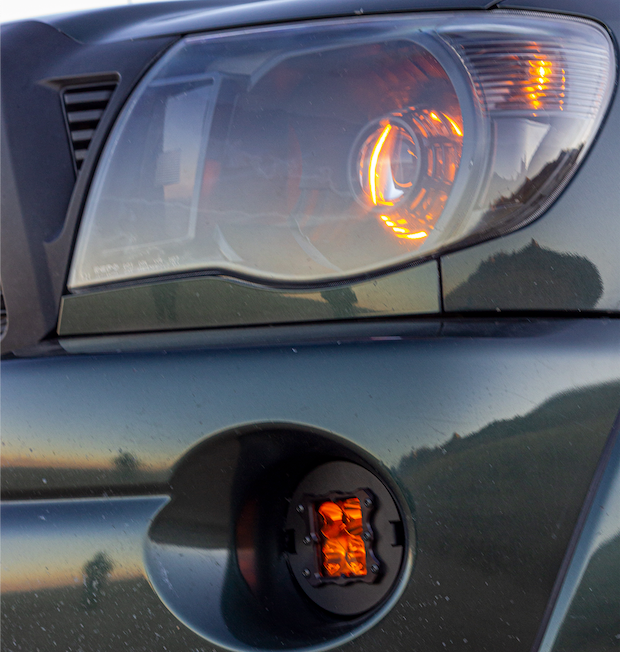 Photo of Toyota Tacoma (2005-2011) & Tundra (2005-2013) Fog Light Kit - Amber Lens by Heretic Studio Dealer Portal - Premium Light Bar for UTVs / Side by Sides