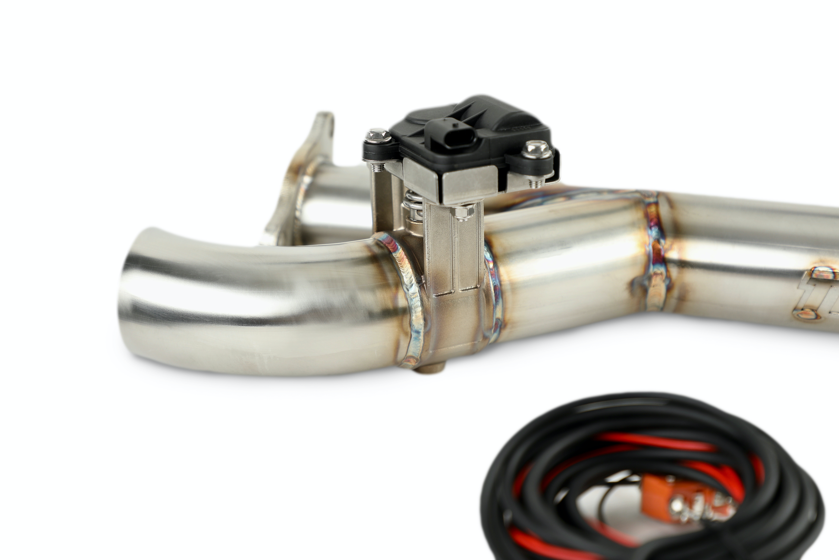 Photo of SIDE PIECE Header Pipe with Electronic Cutout - RZR PRO XP / TURBO R by Trinity Racing - Premium Full System for UTVs / Side by Sides