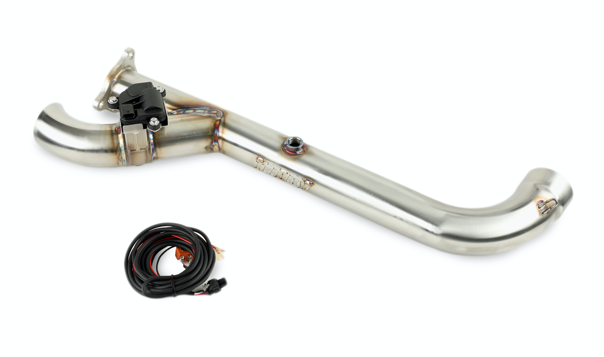 Photo of SIDE PIECE Header Pipe with Electronic Cutout - RZR PRO XP / TURBO R by Trinity Racing - Premium Full System for UTVs / Side by Sides