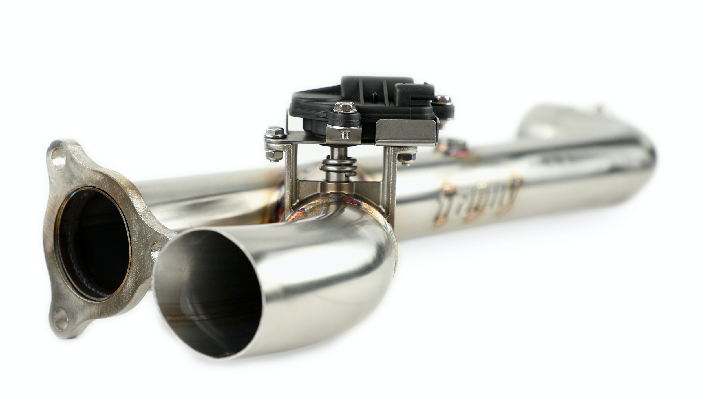 Photo of SIDE PIECE Header Pipe with Electronic Cutout - RZR PRO XP / TURBO R by Trinity Racing - Premium Full System for UTVs / Side by Sides