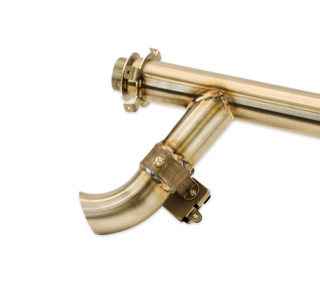 Photo of SIDE PIECE Header Pipe with Electronic Cutout - Can-Am Maverick X3 by Trinity Racing - Premium Full System for UTVs / Side by Sides