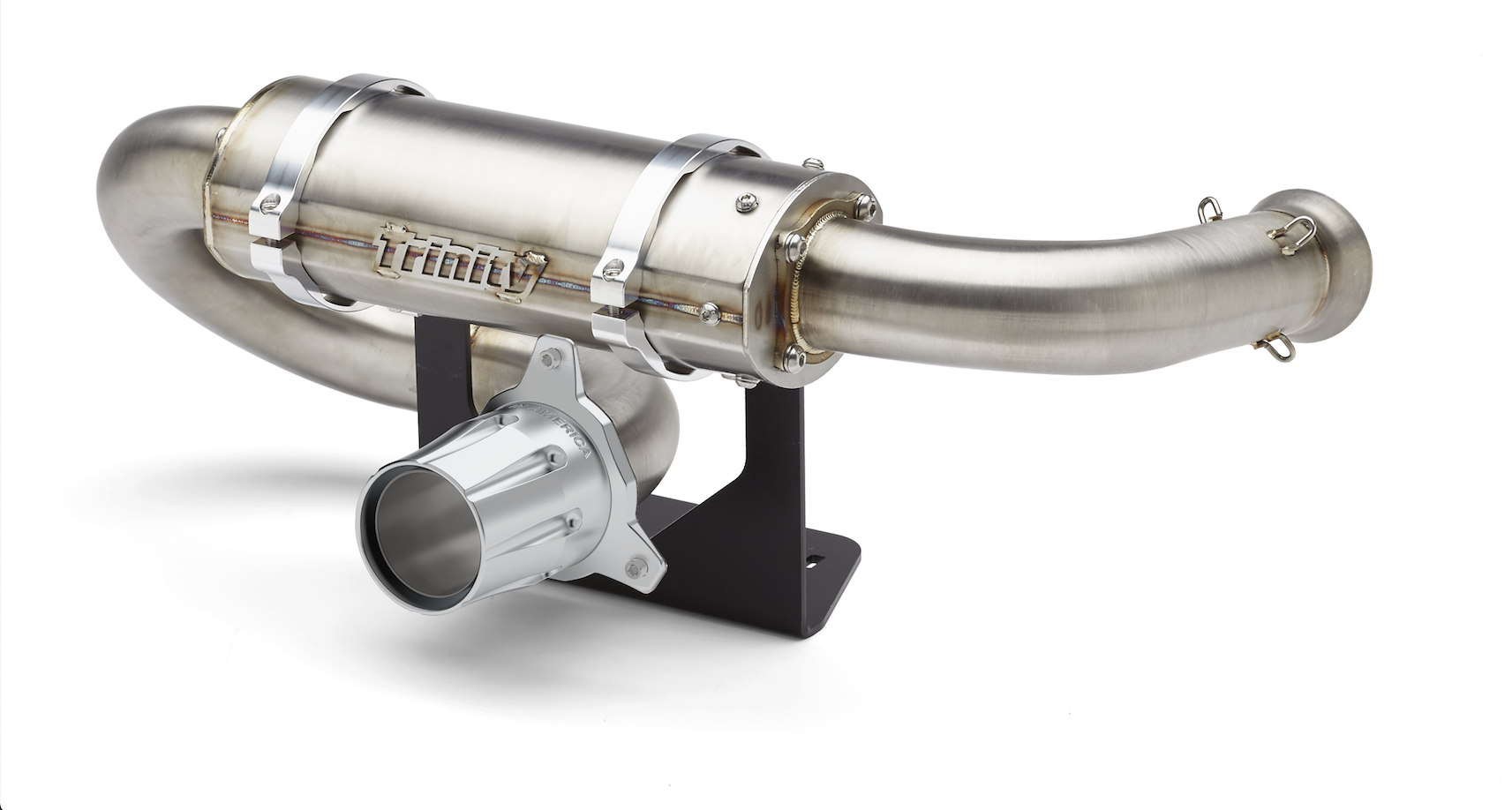 Photo of MAVERICK X3 EXHAUST - CENTER EXIT SLIP ON by Trinity Racing - Premium Exhaust for UTVs / Side by Sides