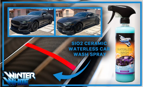 Photo of Waterless Wash + SiO2 & Hydrophobic Formulation by Winter White - Premium Cleaning Supplies for UTVs / Side by Sides