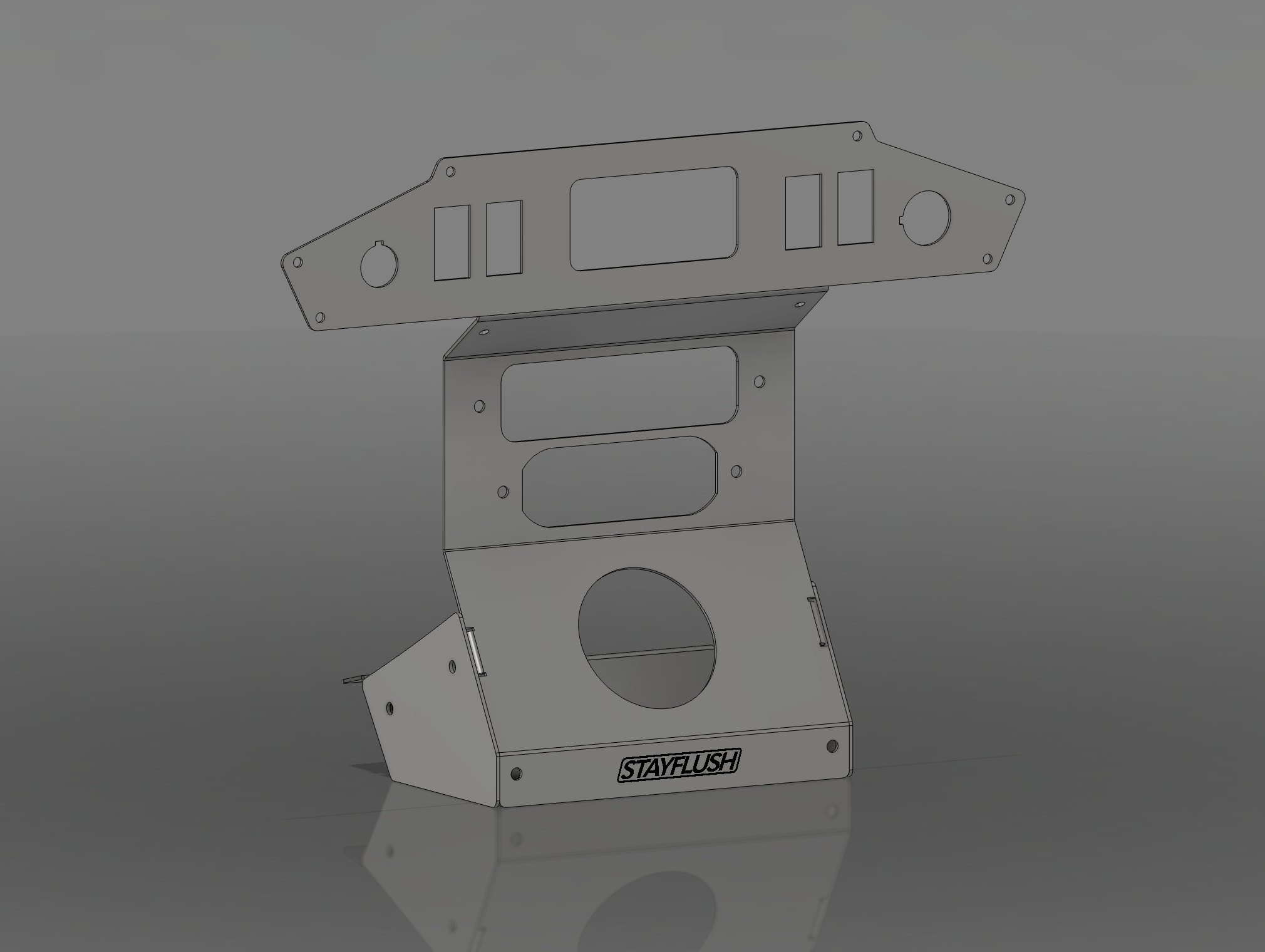 Photo of Turbo S Custom Full Center Console by StayFlush Motorsports - Premium for UTVs / Side by Sides