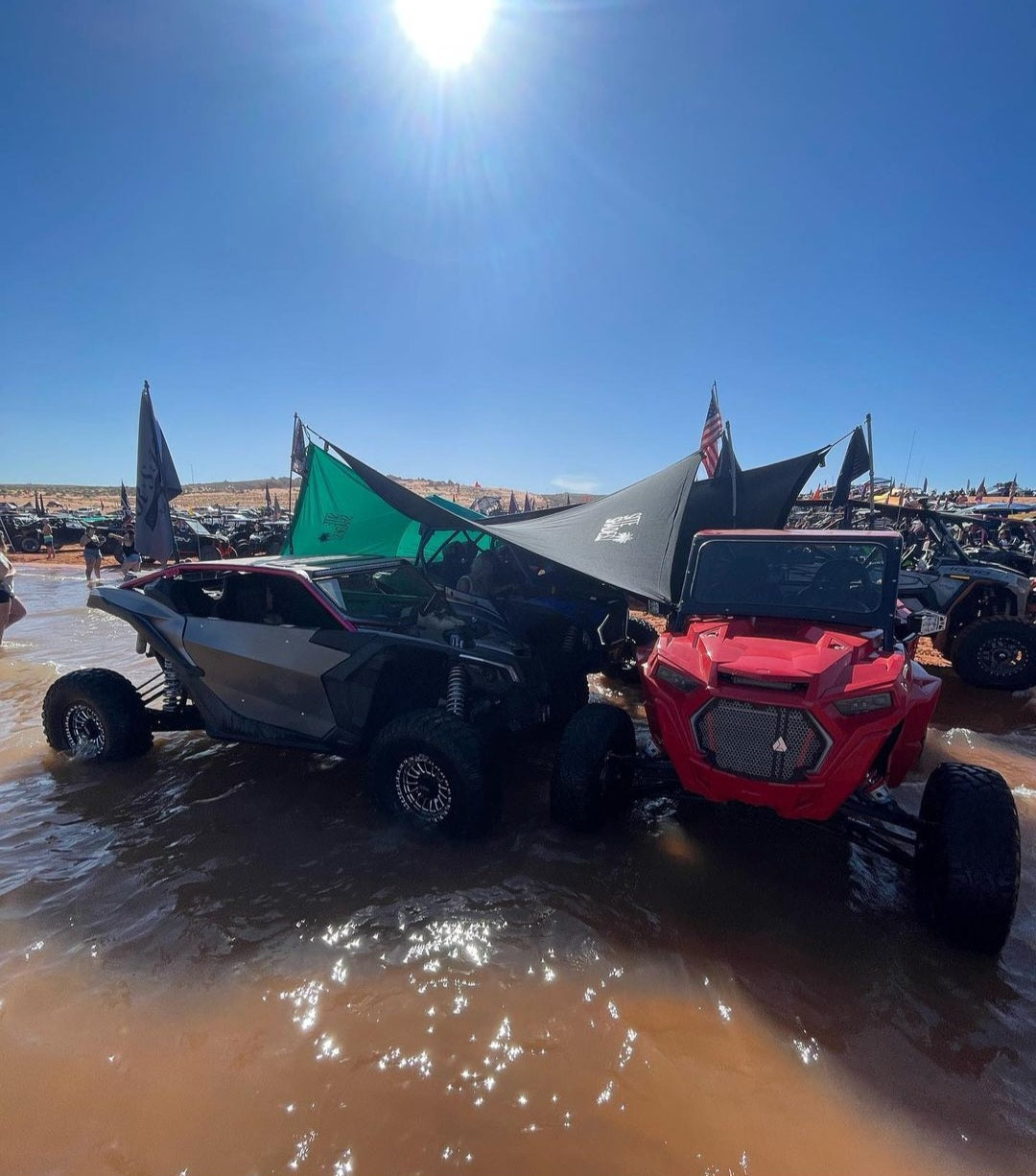 Photo of Site Shade With R*S*K Logo by RSK / Rebel Style Kustoms - Premium for UTVs / Side by Sides