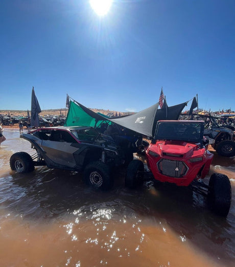 Photo of Site Shade With R*S*K Logo by RSK / Rebel Style Kustoms - Premium for UTVs / Side by Sides