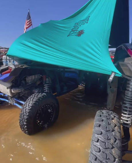 Photo of Site Shade With R*S*K Logo by RSK / Rebel Style Kustoms - Premium for UTVs / Side by Sides