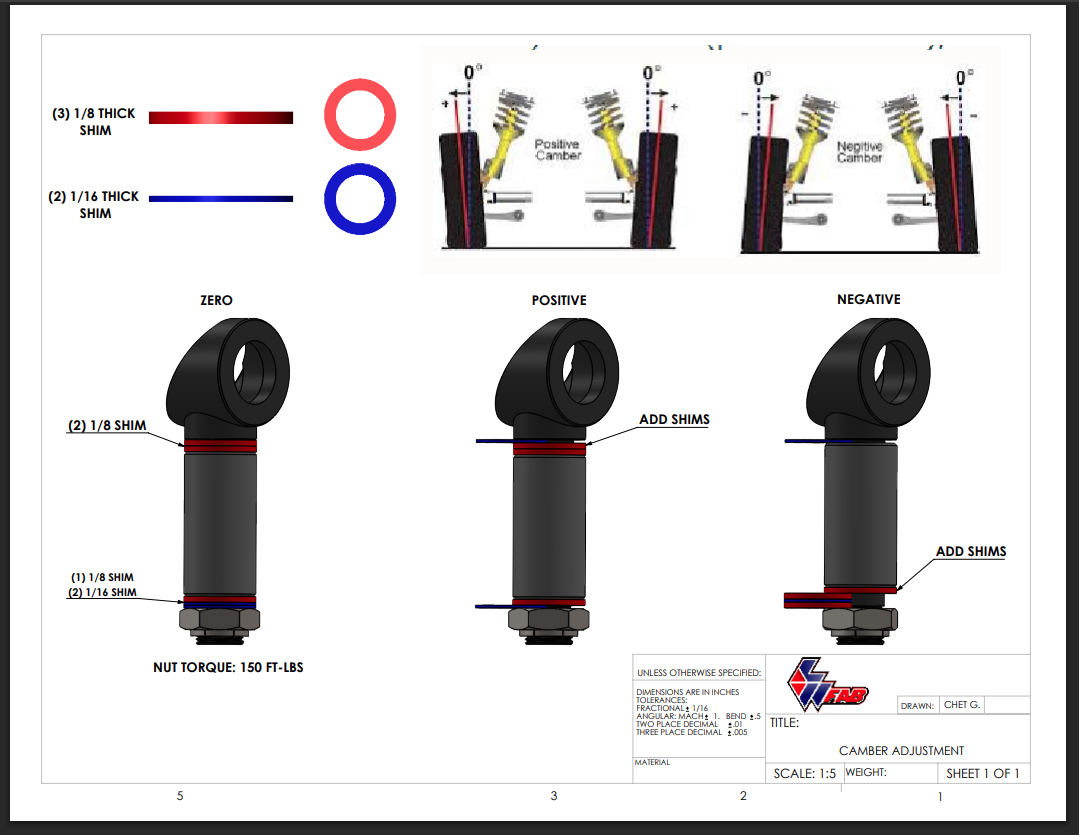 Race Style Standard A-Arms for Turbo S (Mega Ball Joint)